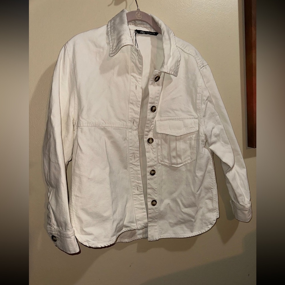 Zara shirt jacket
